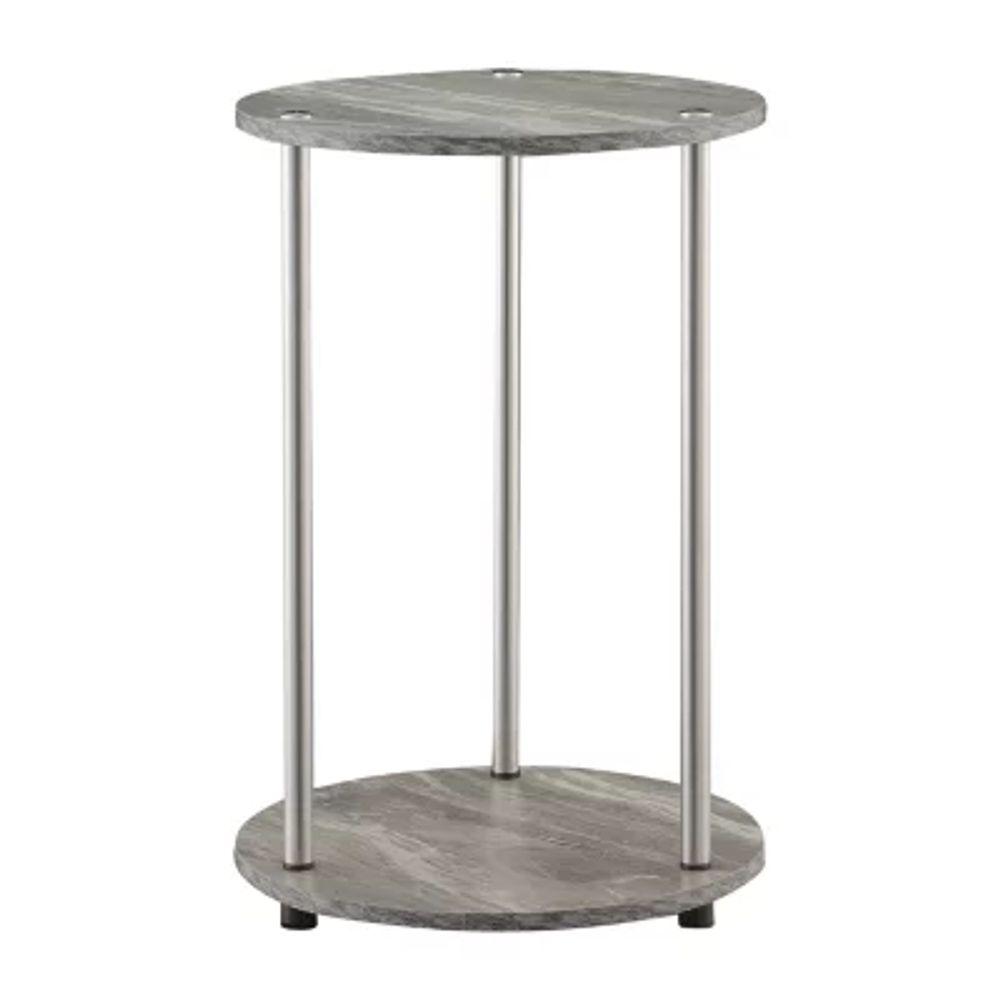 No Tools Living Room Collection Storage End Table