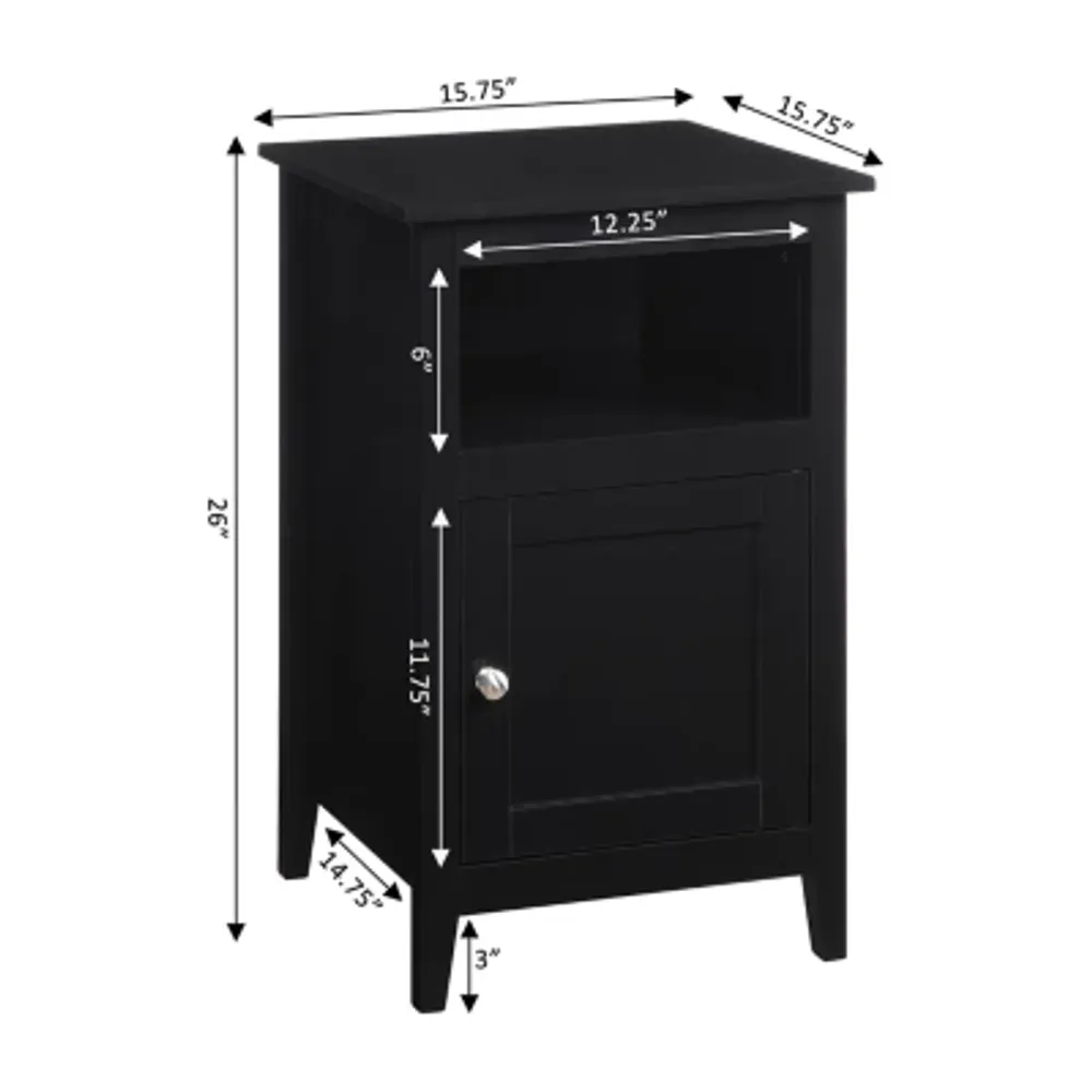 Designs2go Living Room Collection Storage End Table