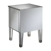Gold Coast Living Room Collection 3-Drawer Mirrored End Table