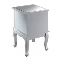 Gold Coast Living Room Collection 2-Drawer Mirrored End Table