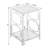 Omega Living Room Collection Storage End Table