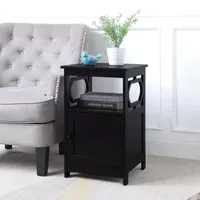 Omega Living Room Collection Storage End Table