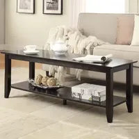 American Heritage Coffee Table with Shelf