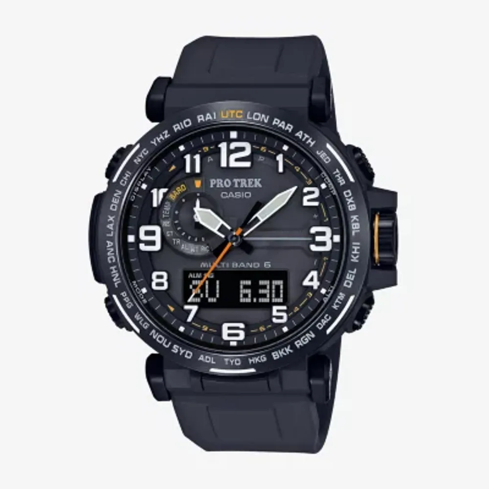 Casio Mens Black Strap Watch Prw6600y-1a9