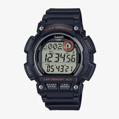 Casio Mens Black Strap Watch Ws2100h-1av