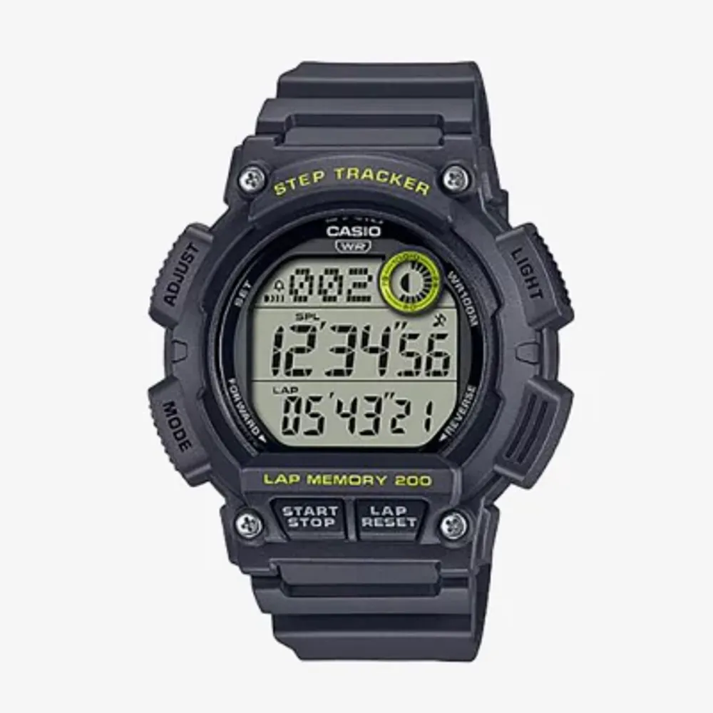 Casio Mens Black Strap Watch Ws2100h-8av