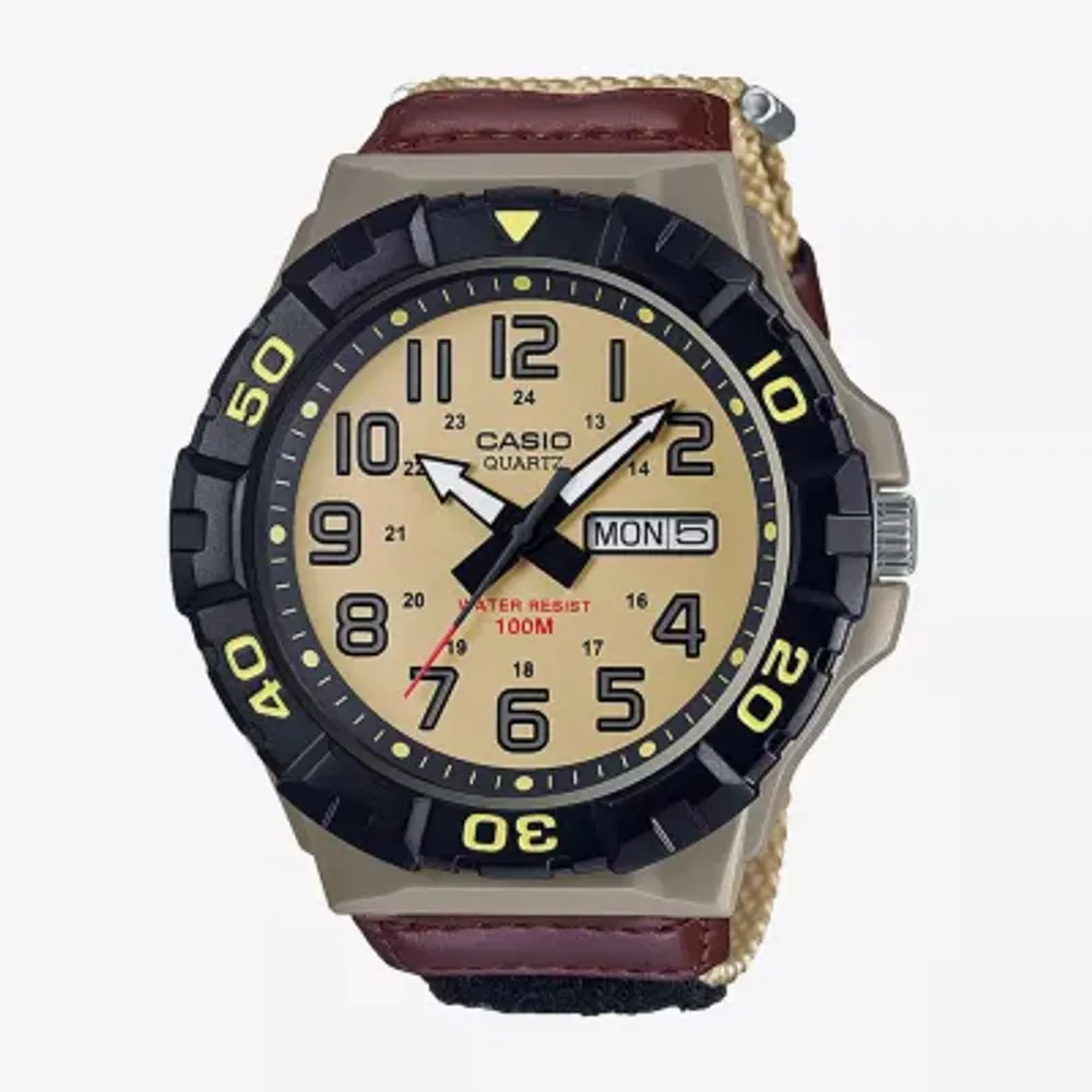 Casio Mens Green Strap Watch Mrw210hb-5bv