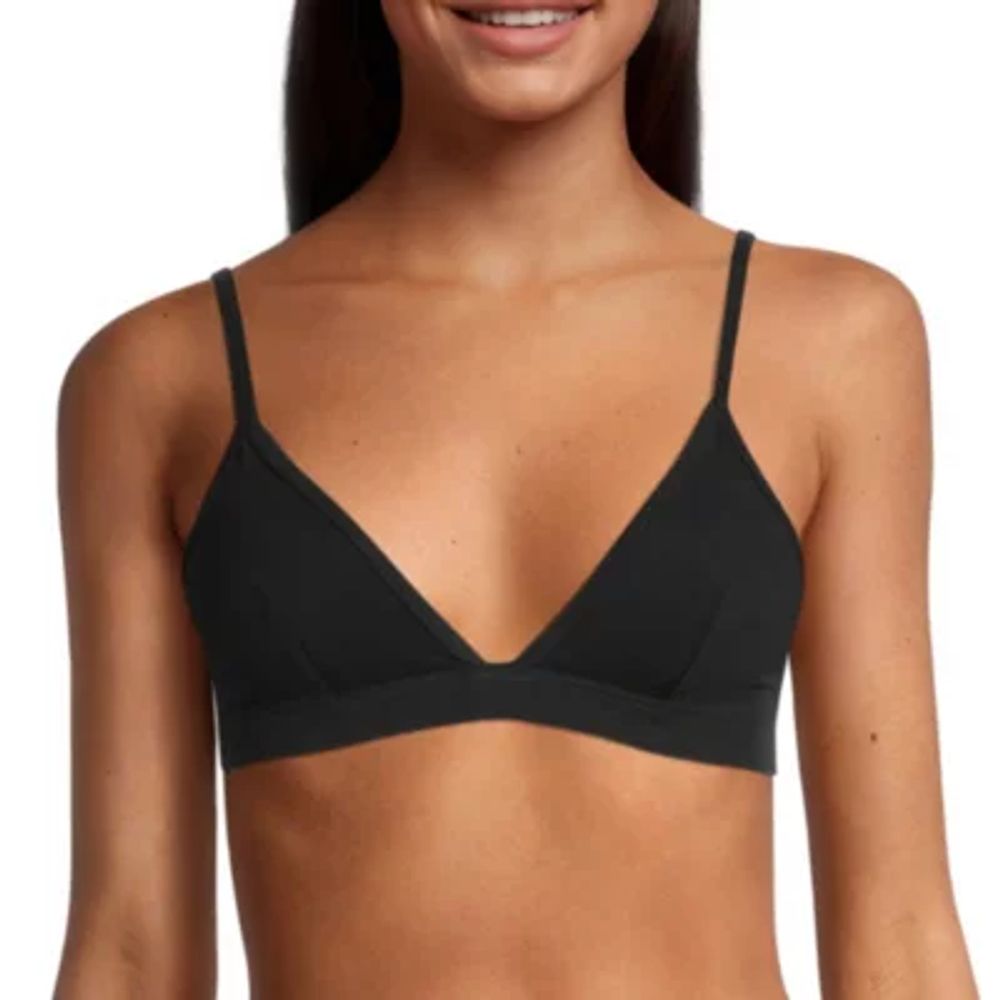 Arizona Body Cotton Unlined Triangle Bralette