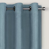 Eclipse Ambiance Draft Stopper Grommet Top Energy Saving 100% Blackout Single Curtain Panels