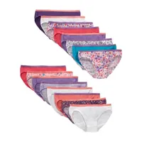 Hanes 16-Pack Little & Big Girls Bikini Panty