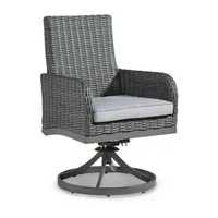 Signature Design by Ashley Elite Park 2-pc. Swivel Weather Resistant Patio Dining Chair