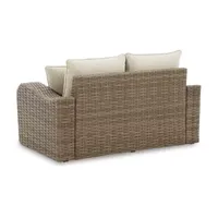 Signature Design by Ashley Sandy Bloom Patio Loveseat