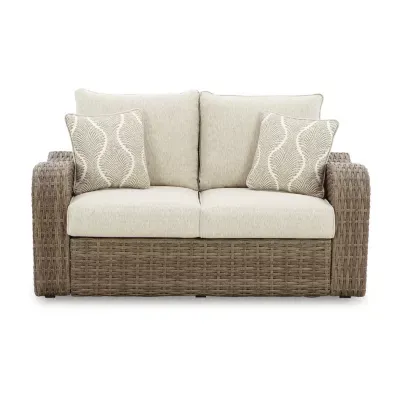 Signature Design by Ashley Sandy Bloom Patio Loveseat