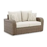 Signature Design by Ashley Sandy Bloom Patio Loveseat