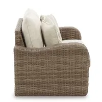 Signature Design by Ashley Sandy Bloom Patio Loveseat