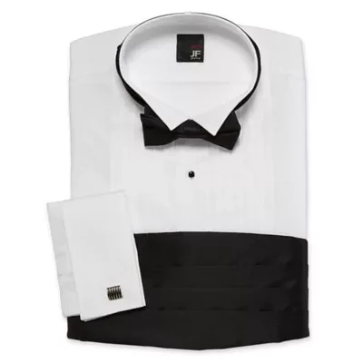 J. Ferrar Tuxedo Shirt Set