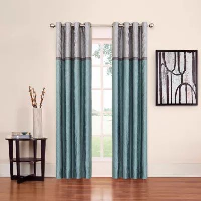 Eclipse Arno Blackout Grommet Top Single Curtain Panel