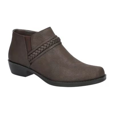 Easy Street Womens Jalia Block Heel Booties