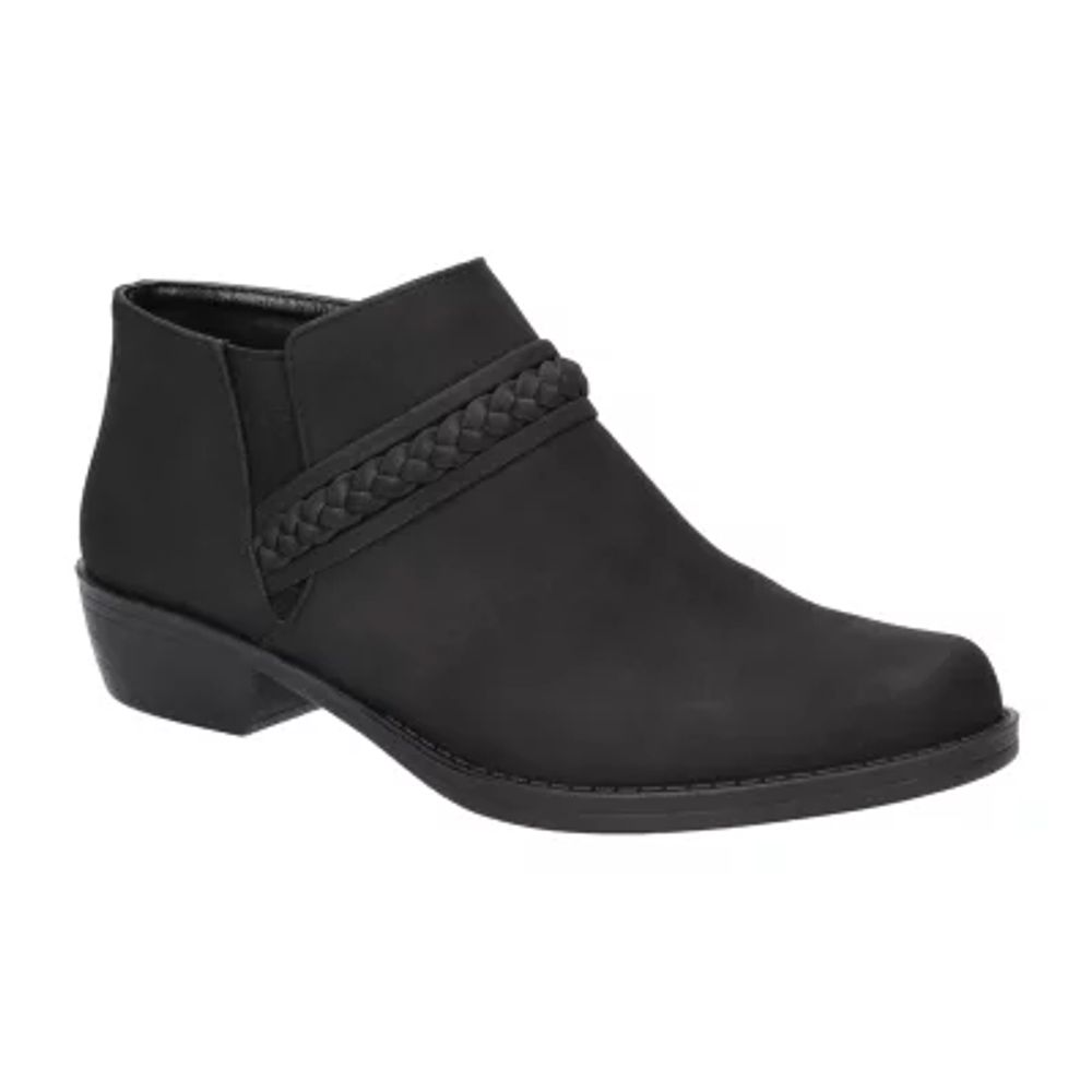 Easy Street Womens Jalia Block Heel Booties