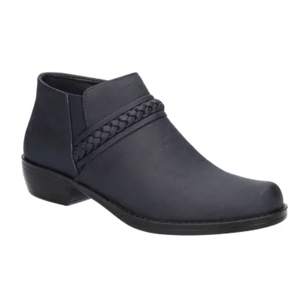 Easy Street Womens Jalia Block Heel Booties