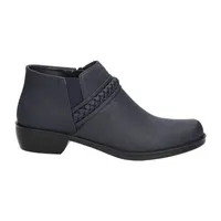 Easy Street Womens Jalia Block Heel Booties