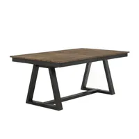 Napa Rectangular Wood-Top Dining Table