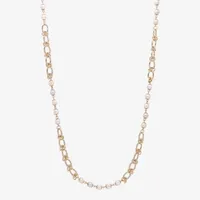 1928 Gold Tone 28 Inch Link Strand Necklace