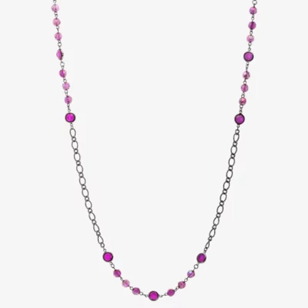 1928 Womens Black 40 Inch Strand Necklace