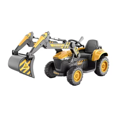 Blazin Wheels Powerful Digger 12v - (Yellow)