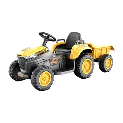 Blazin Wheels Blazin Tractor W/ Trailer 12v (Yellow)