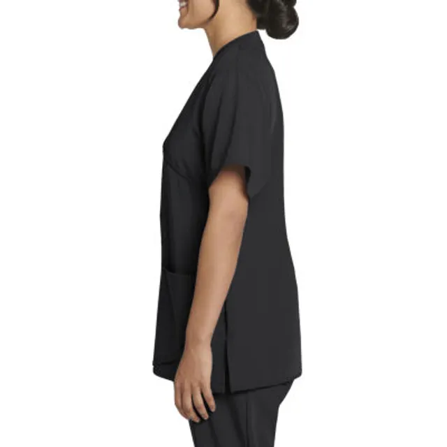 Jockey 2299 Womens Plus V Neck Stretch Fabric Short Sleeve Scrub