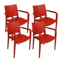 4 Pack Patio Dining Chair