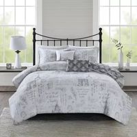 510 Design Mariam 5-Piece Reversible Paris Printed Comforter Set