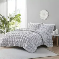 Clean Spaces Hudson Seersucker Duvet Cover Set