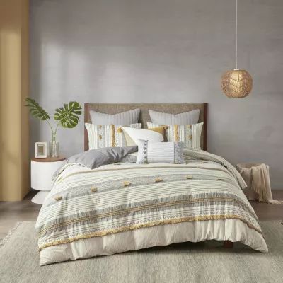 INK+IVY Cody 3 Piece Cotton Duvet Cover Set