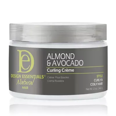 Design Essentials Natural Almond & Avocado Curling Crème Hair Cream-12 oz.