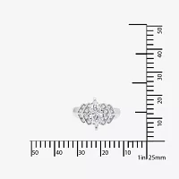 DiamonArt® Cubic Zirconia Sterling Silver Marquise Ring