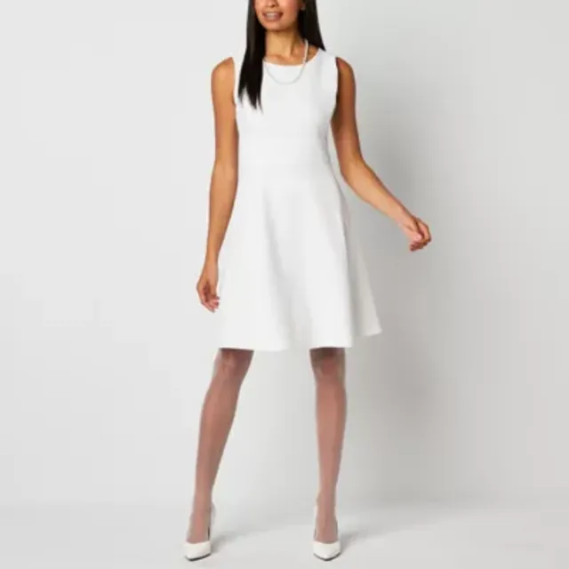 Evan Picone Women's Essential Multi Seam Sleeveless Dress 