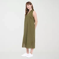 London Times Womens Sleeveless Maxi Dress