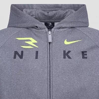Nike 3BRAND by Russell Wilson Big Boys Fleece Zipper Hoodie
