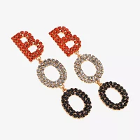 Bijoux Bar Halloween Boo Womens Drop Earrings