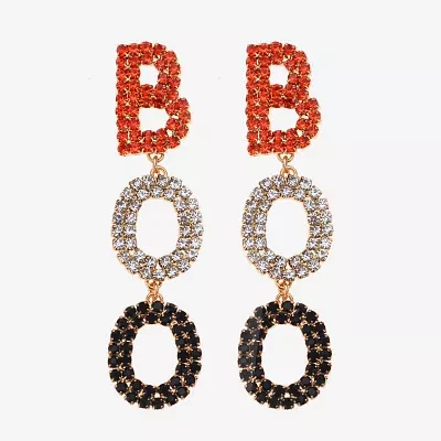 Bijoux Bar Halloween Boo Womens Drop Earrings