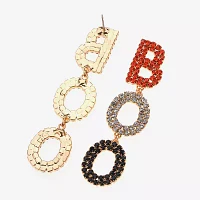 Bijoux Bar Halloween Boo Womens Drop Earrings