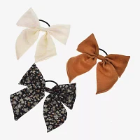 Bijoux Bar 3-pc. Floral Hair Ties