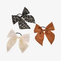 Bijoux Bar 3-pc. Floral Hair Ties