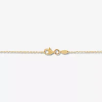 Pisces Womens 14K Gold Round 18 Inch Pendant Necklace