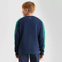 Xersion Little & Big Boys Crew Neck Long Sleeve Fleece Sweatshirt