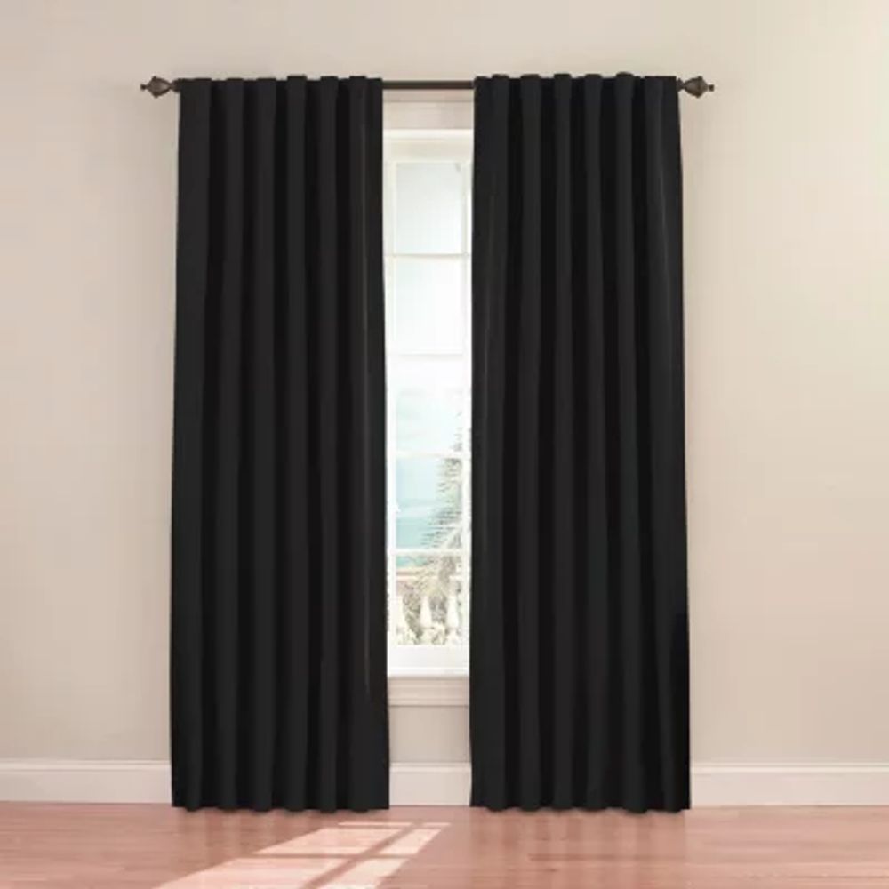 Eclipse Fresno Blackout Rod Pocket Single Curtain Panel