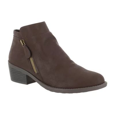 Easy Street Womens Gusto Block Heel Booties