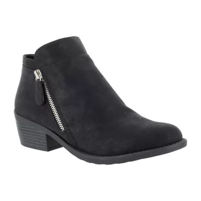 Easy Street Womens Gusto Block Heel Booties